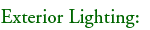 exterior lighting